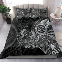 Personalised Polynesia Zodiac Cancer Bedding Set Galaxy Polynesian Pattern Chest Tattoo Style LT14 - Polynesian Pride