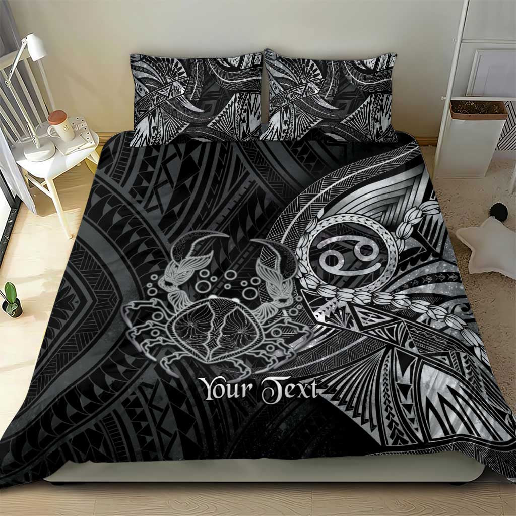 Personalised Polynesia Zodiac Cancer Bedding Set Galaxy Polynesian Pattern Chest Tattoo Style LT14 - Polynesian Pride