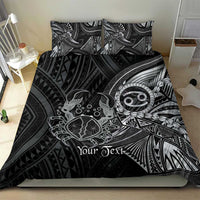 Personalised Polynesia Zodiac Cancer Bedding Set Galaxy Polynesian Pattern Chest Tattoo Style LT14 - Polynesian Pride
