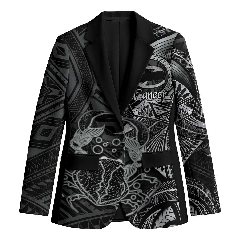 Personalised Polynesia Zodiac Cancer Blazer Galaxy Polynesian Pattern Chest Tattoo Style