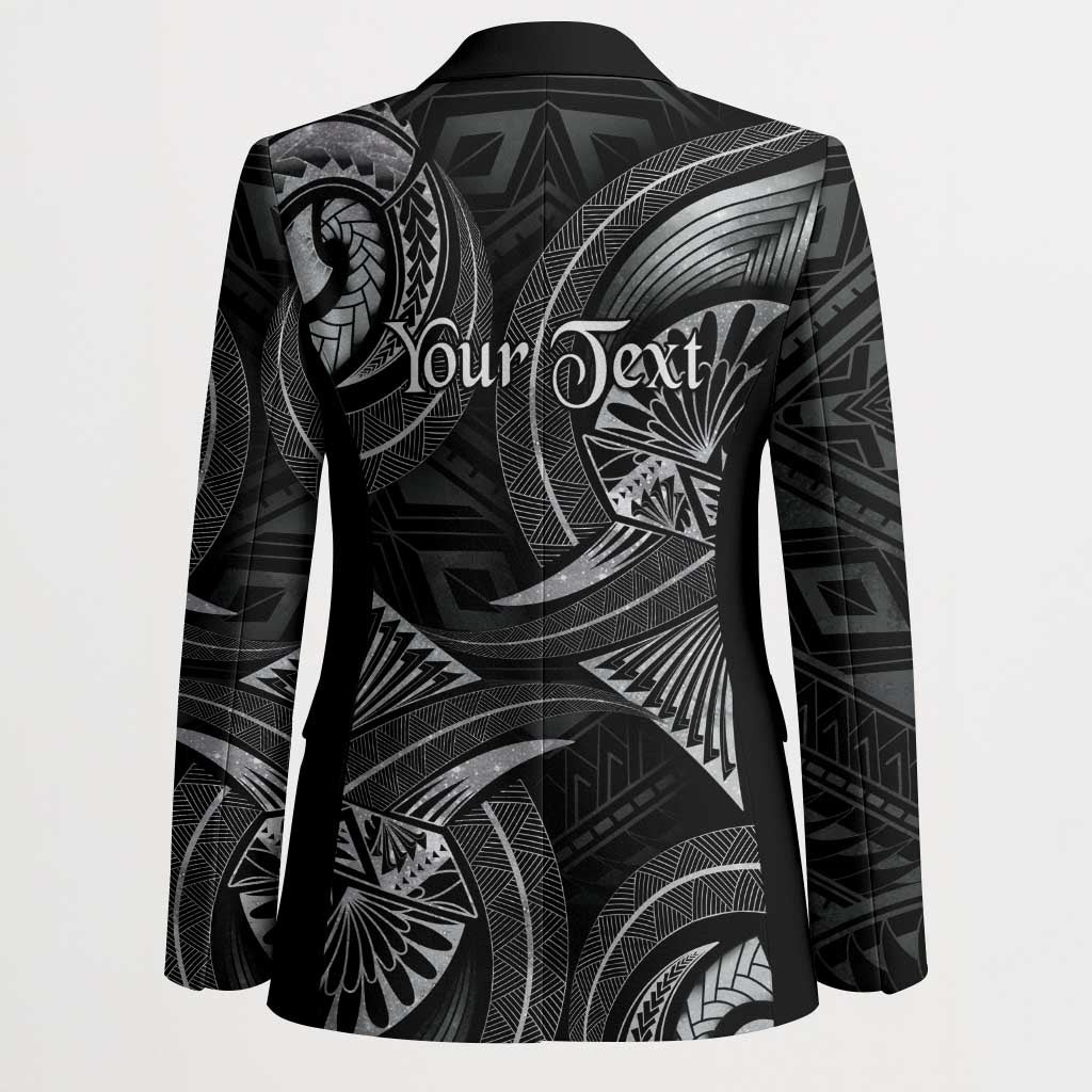 Personalised Polynesia Zodiac Cancer Blazer Galaxy Polynesian Pattern Chest Tattoo Style