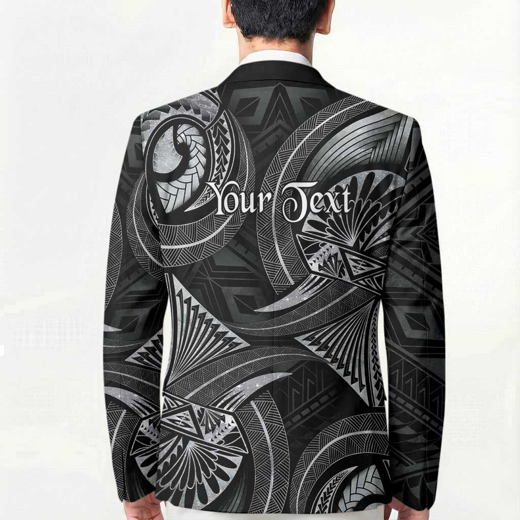 Personalised Polynesia Zodiac Cancer Blazer Galaxy Polynesian Pattern Chest Tattoo Style