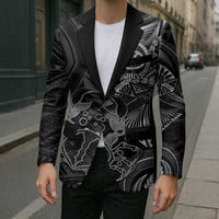 Personalised Polynesia Zodiac Cancer Blazer Galaxy Polynesian Pattern Chest Tattoo Style