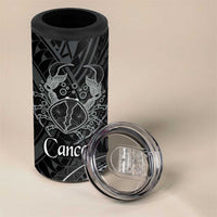 Personalised Polynesia Zodiac Cancer 4 in 1 Can Cooler Tumbler Galaxy Polynesian Pattern Chest Tattoo Style LT14 - Polynesian Pride