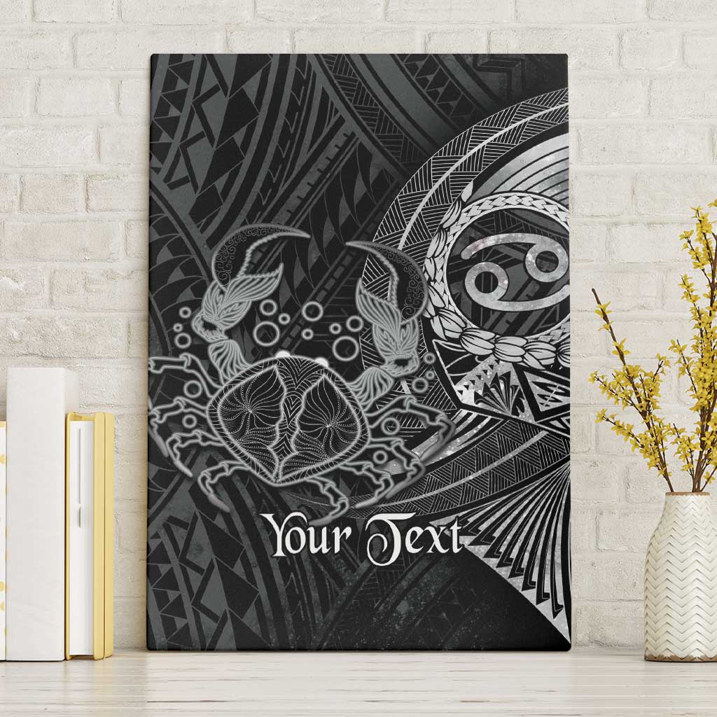 Personalised Polynesia Zodiac Cancer Canvas Wall Art Galaxy Polynesian Pattern Chest Tattoo Style