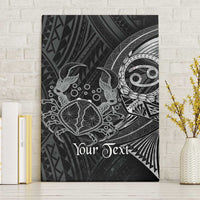 Personalised Polynesia Zodiac Cancer Canvas Wall Art Galaxy Polynesian Pattern Chest Tattoo Style