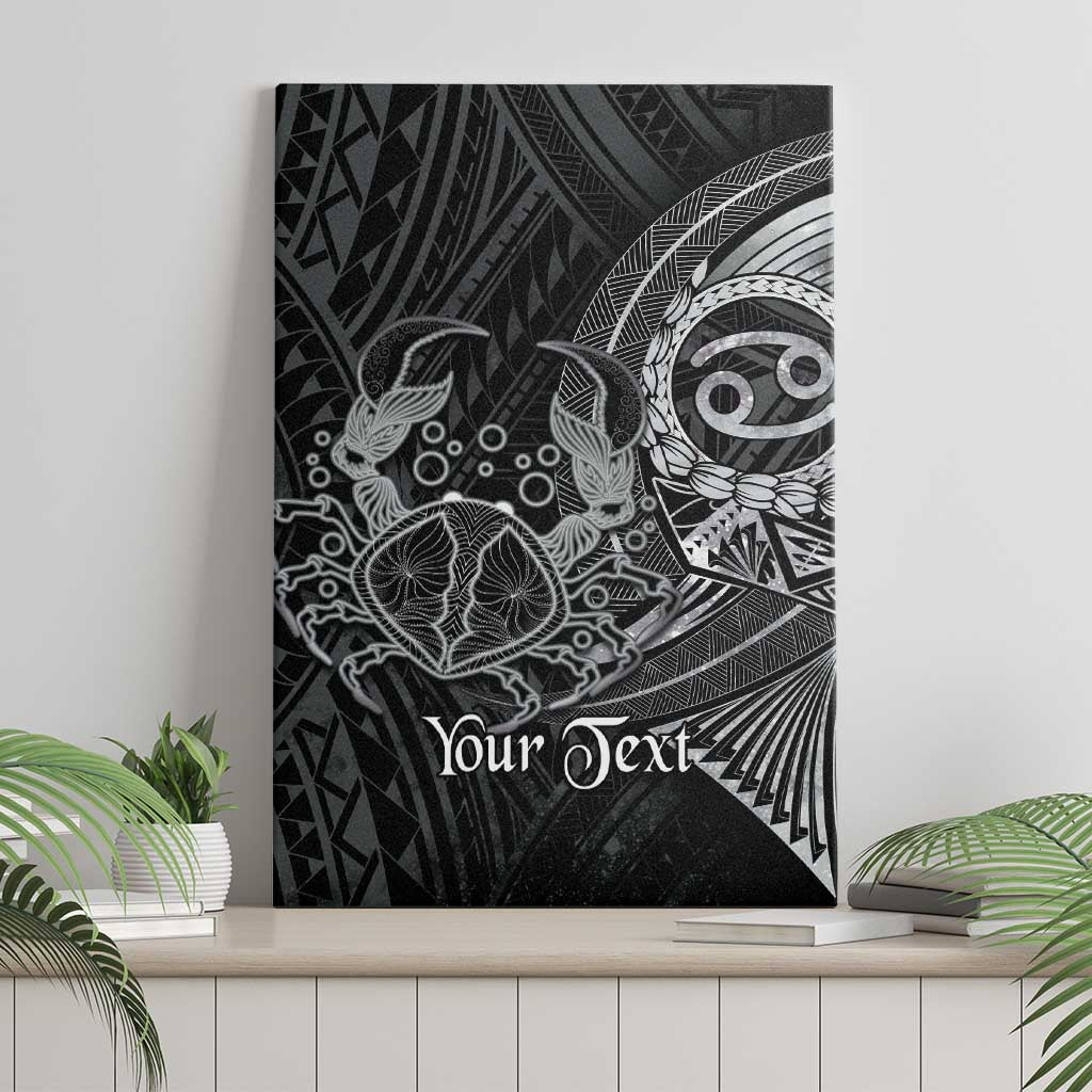 Personalised Polynesia Zodiac Cancer Canvas Wall Art Galaxy Polynesian Pattern Chest Tattoo Style