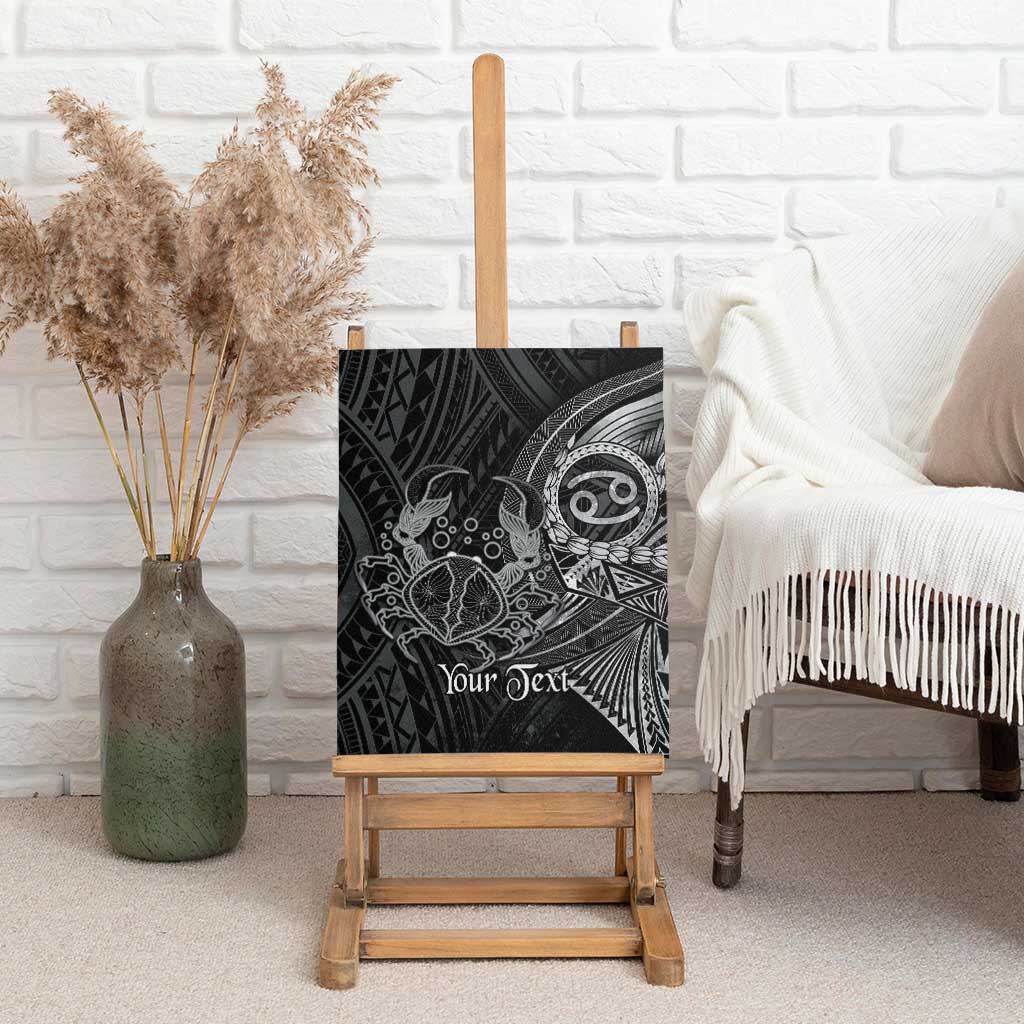 Personalised Polynesia Zodiac Cancer Canvas Wall Art Galaxy Polynesian Pattern Chest Tattoo Style