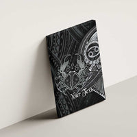 Personalised Polynesia Zodiac Cancer Canvas Wall Art Galaxy Polynesian Pattern Chest Tattoo Style
