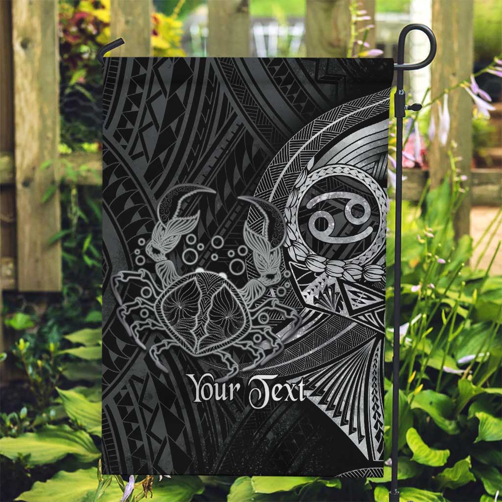 Personalised Polynesia Zodiac Cancer Garden Flag Galaxy Polynesian Pattern Chest Tattoo Style