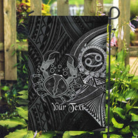 Personalised Polynesia Zodiac Cancer Garden Flag Galaxy Polynesian Pattern Chest Tattoo Style