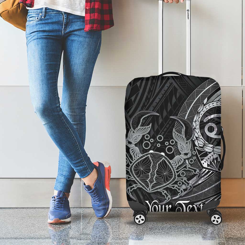 Personalised Polynesia Zodiac Cancer Luggage Cover Galaxy Polynesian Pattern Chest Tattoo Style LT14 - Polynesian Pride