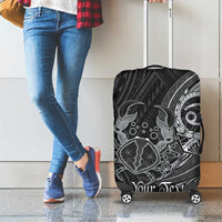 Personalised Polynesia Zodiac Cancer Luggage Cover Galaxy Polynesian Pattern Chest Tattoo Style LT14 - Polynesian Pride