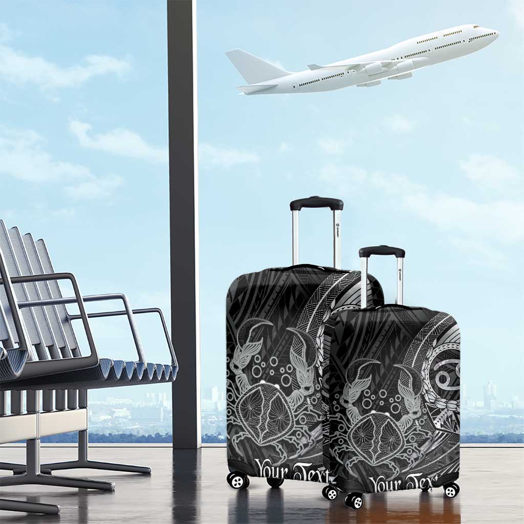 Personalised Polynesia Zodiac Cancer Luggage Cover Galaxy Polynesian Pattern Chest Tattoo Style LT14 - Polynesian Pride