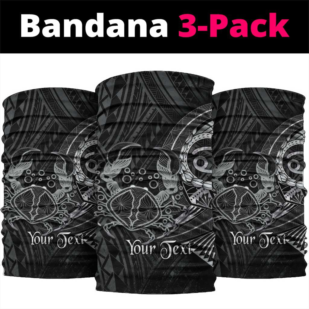 Personalised Polynesia Zodiac Cancer Neck Gaiter Galaxy Polynesian Pattern Chest Tattoo Style