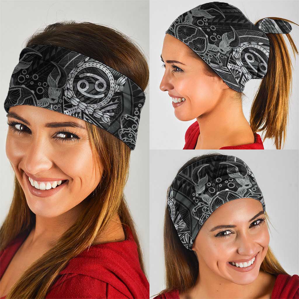 Personalised Polynesia Zodiac Cancer Neck Gaiter Galaxy Polynesian Pattern Chest Tattoo Style