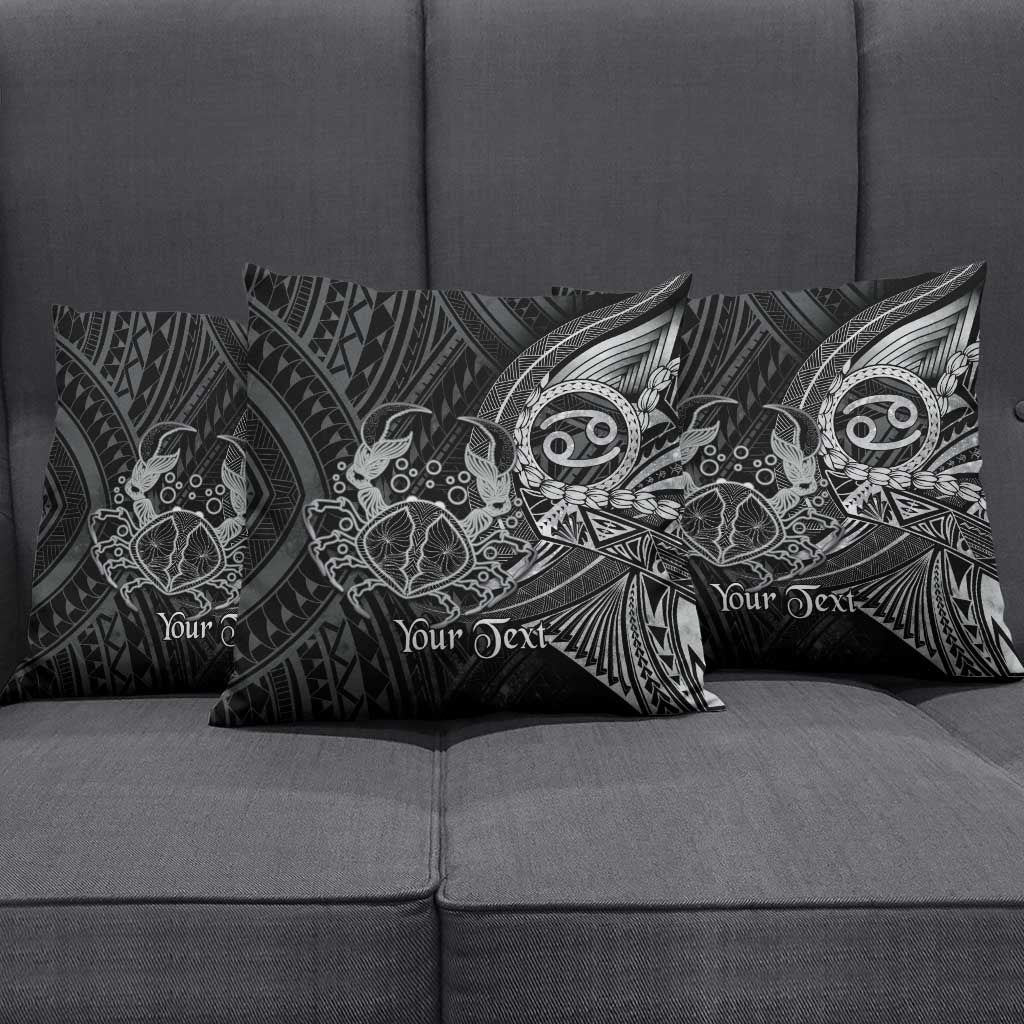Personalised Polynesia Zodiac Cancer Pillow Cover Galaxy Polynesian Pattern Chest Tattoo Style