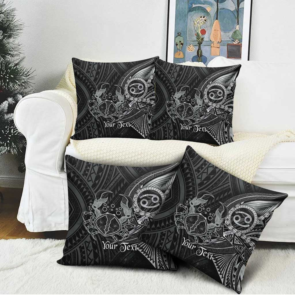 Personalised Polynesia Zodiac Cancer Pillow Cover Galaxy Polynesian Pattern Chest Tattoo Style