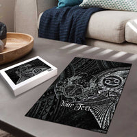 Personalised Polynesia Zodiac Cancer Puzzle Galaxy Polynesian Pattern Chest Tattoo Style