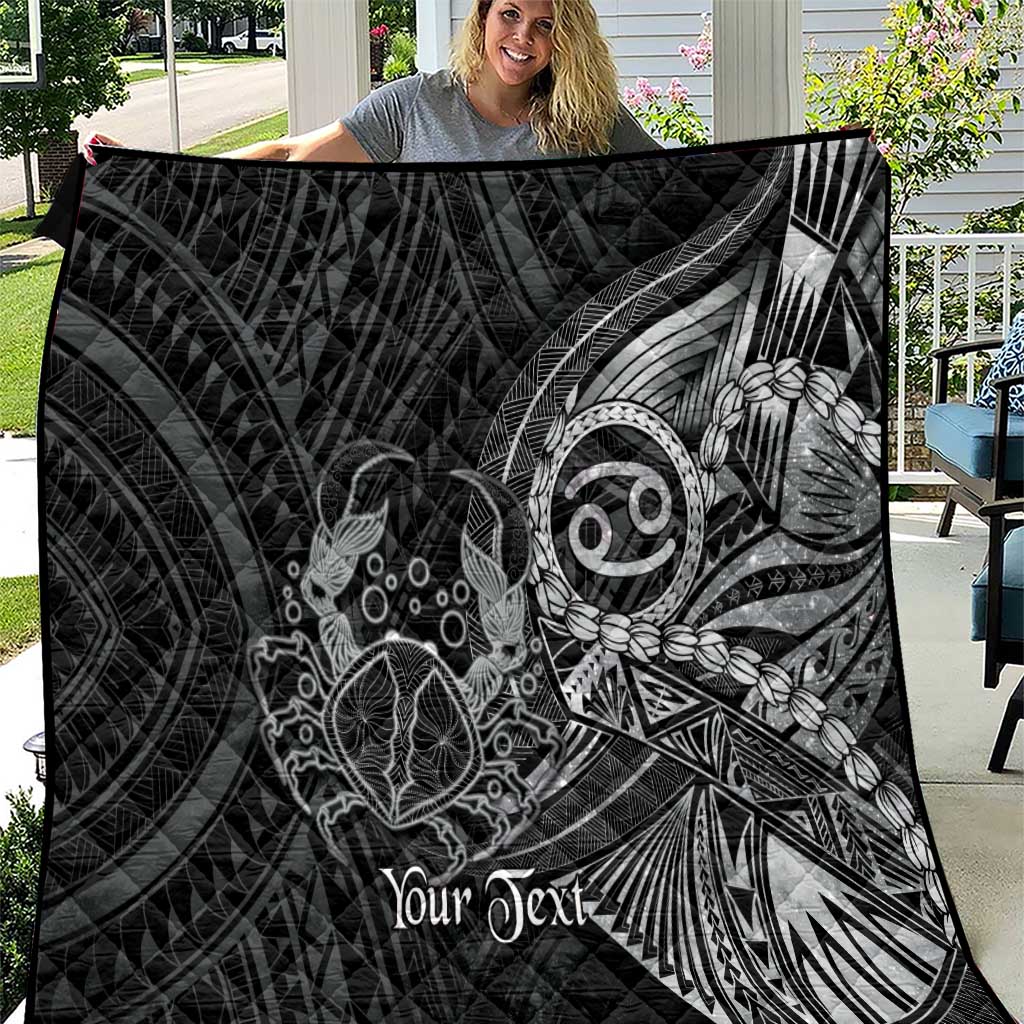 Personalised Polynesia Zodiac Cancer Quilt Galaxy Polynesian Pattern Chest Tattoo Style