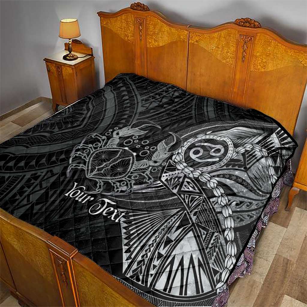 Personalised Polynesia Zodiac Cancer Quilt Galaxy Polynesian Pattern Chest Tattoo Style