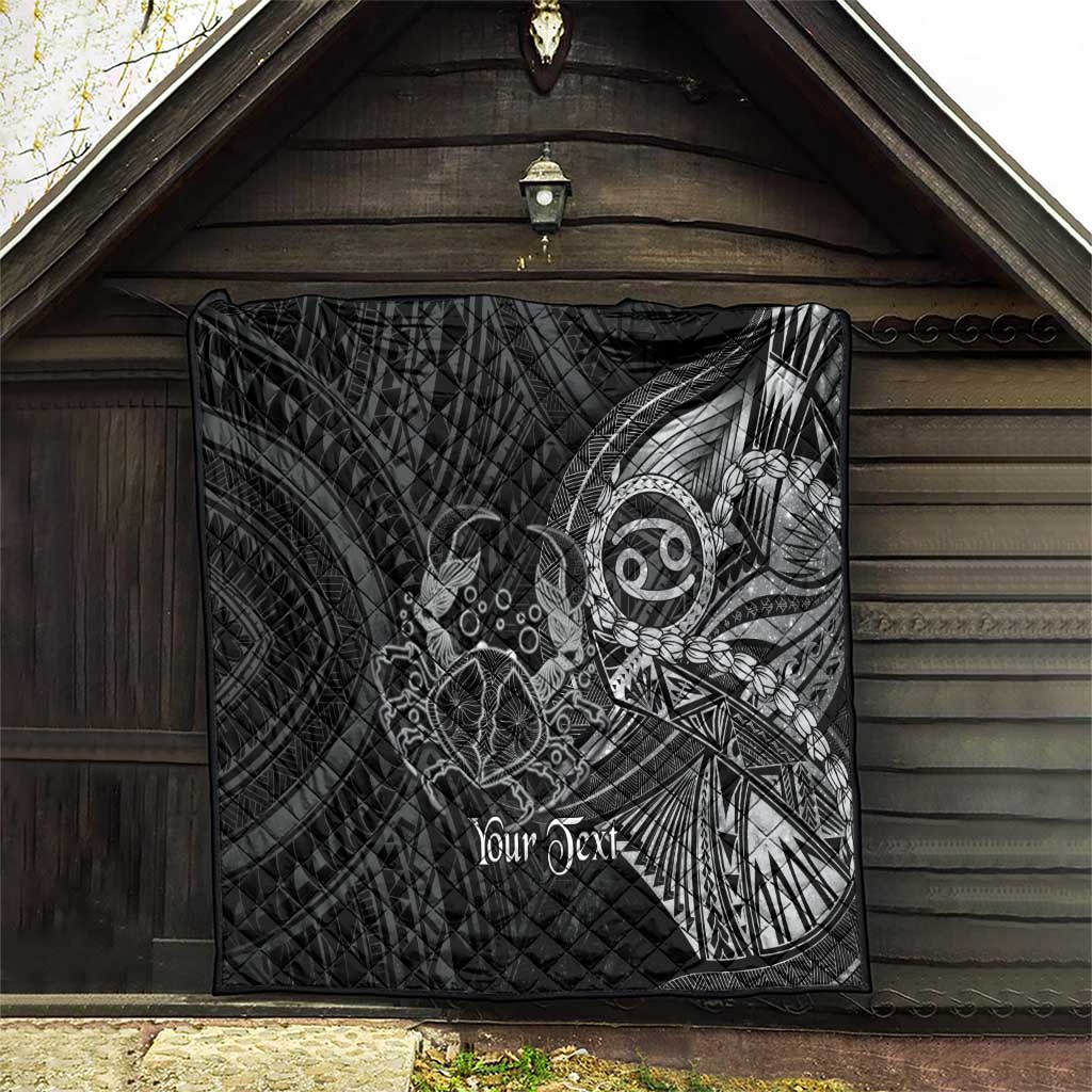 Personalised Polynesia Zodiac Cancer Quilt Galaxy Polynesian Pattern Chest Tattoo Style