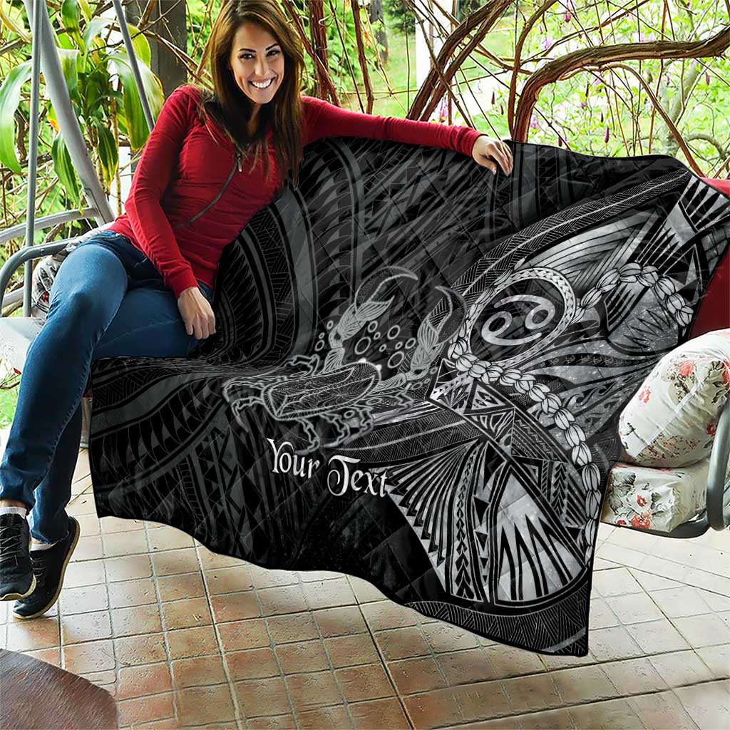 Personalised Polynesia Zodiac Cancer Quilt Galaxy Polynesian Pattern Chest Tattoo Style