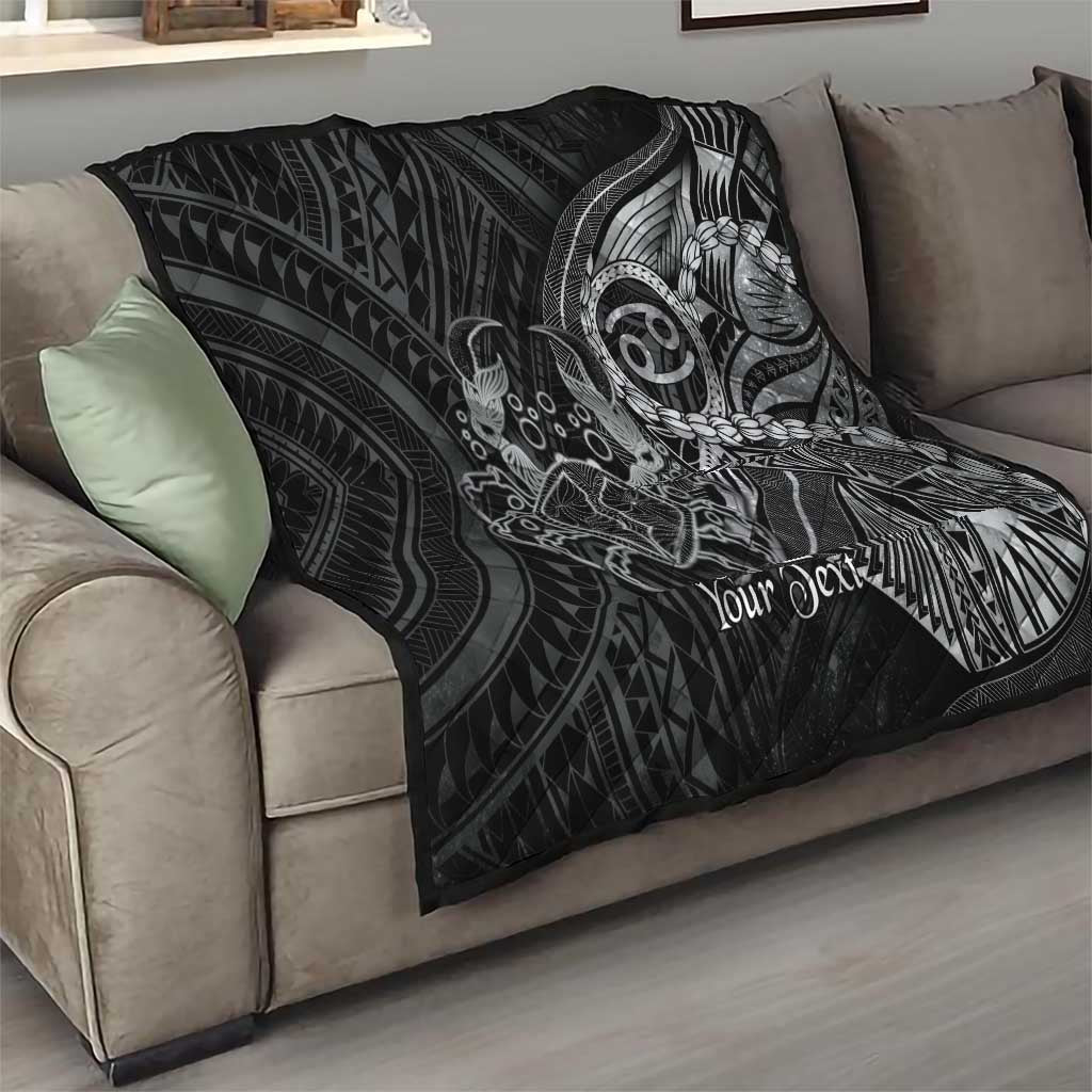 Personalised Polynesia Zodiac Cancer Quilt Galaxy Polynesian Pattern Chest Tattoo Style
