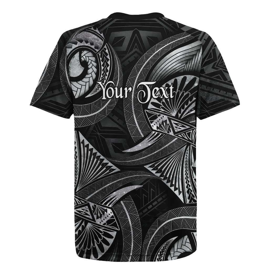 Personalised Polynesia Zodiac Cancer Rugby Jersey Galaxy Polynesian Pattern Chest Tattoo Style