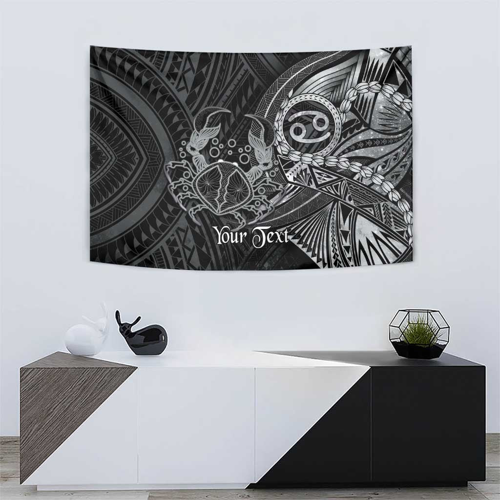 Personalised Polynesia Zodiac Cancer Tapestry Galaxy Polynesian Pattern Chest Tattoo Style