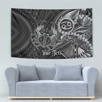 Personalised Polynesia Zodiac Cancer Tapestry Galaxy Polynesian Pattern Chest Tattoo Style