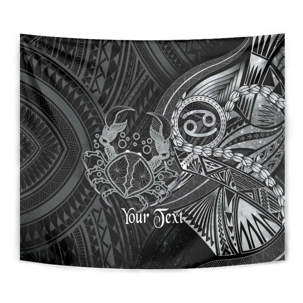 Personalised Polynesia Zodiac Cancer Tapestry Galaxy Polynesian Pattern Chest Tattoo Style