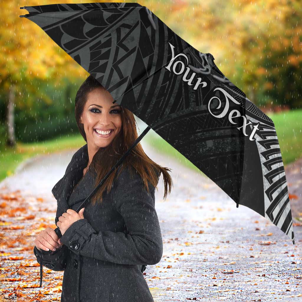 Personalised Polynesia Zodiac Cancer Umbrella Galaxy Polynesian Pattern Chest Tattoo Style