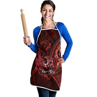 Personalised Polynesia Zodiac Scorpio Apron Galaxy Polynesian Pattern Chest Tattoo Style