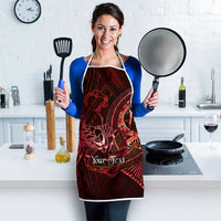 Personalised Polynesia Zodiac Scorpio Apron Galaxy Polynesian Pattern Chest Tattoo Style