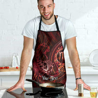 Personalised Polynesia Zodiac Scorpio Apron Galaxy Polynesian Pattern Chest Tattoo Style