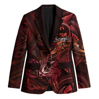 Personalised Polynesia Zodiac Scorpio Blazer Galaxy Polynesian Pattern Chest Tattoo Style