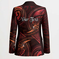 Personalised Polynesia Zodiac Scorpio Blazer Galaxy Polynesian Pattern Chest Tattoo Style