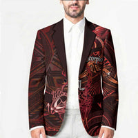 Personalised Polynesia Zodiac Scorpio Blazer Galaxy Polynesian Pattern Chest Tattoo Style