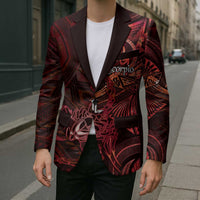 Personalised Polynesia Zodiac Scorpio Blazer Galaxy Polynesian Pattern Chest Tattoo Style