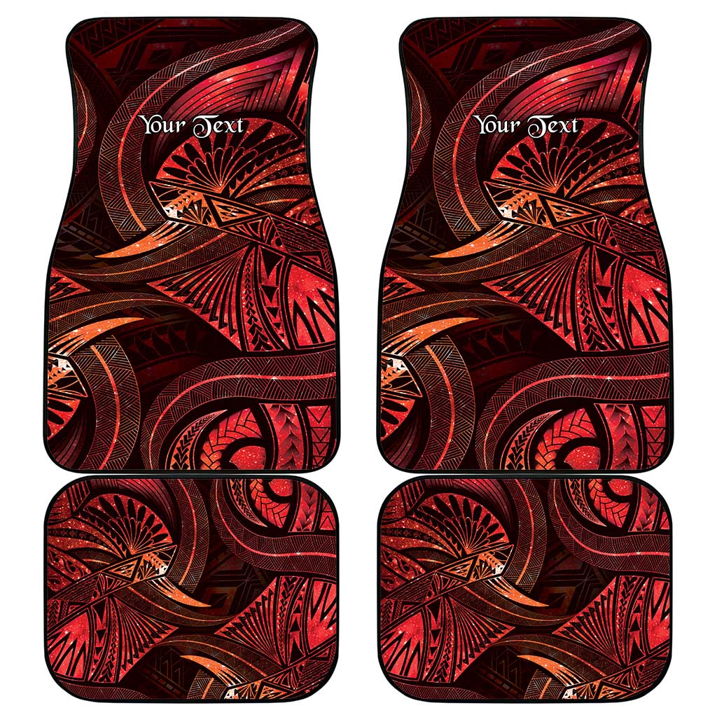 Personalised Polynesia Zodiac Scorpio Car Mats Galaxy Polynesian Pattern Chest Tattoo Style