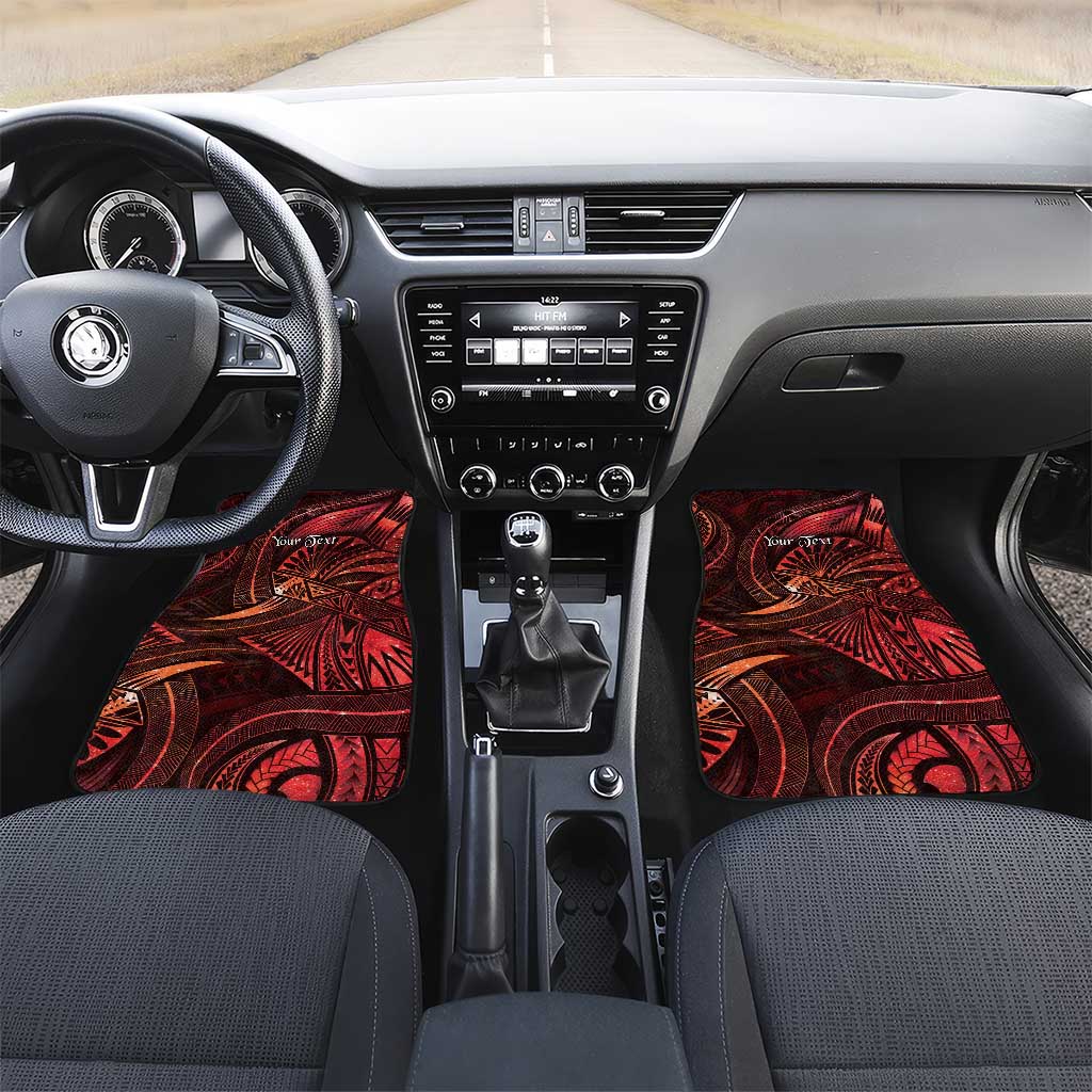 Personalised Polynesia Zodiac Scorpio Car Mats Galaxy Polynesian Pattern Chest Tattoo Style