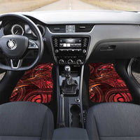 Personalised Polynesia Zodiac Scorpio Car Mats Galaxy Polynesian Pattern Chest Tattoo Style