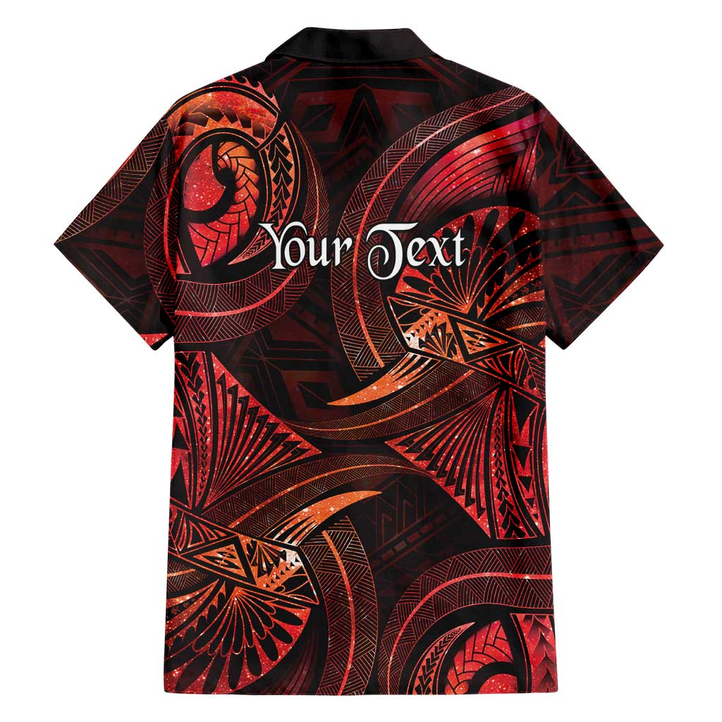 Personalised Polynesia Zodiac Scorpio Family Matching Long Sleeve Bodycon Dress and Hawaiian Shirt Galaxy Polynesian Pattern Chest Tattoo Style LT14 - Polynesian Pride