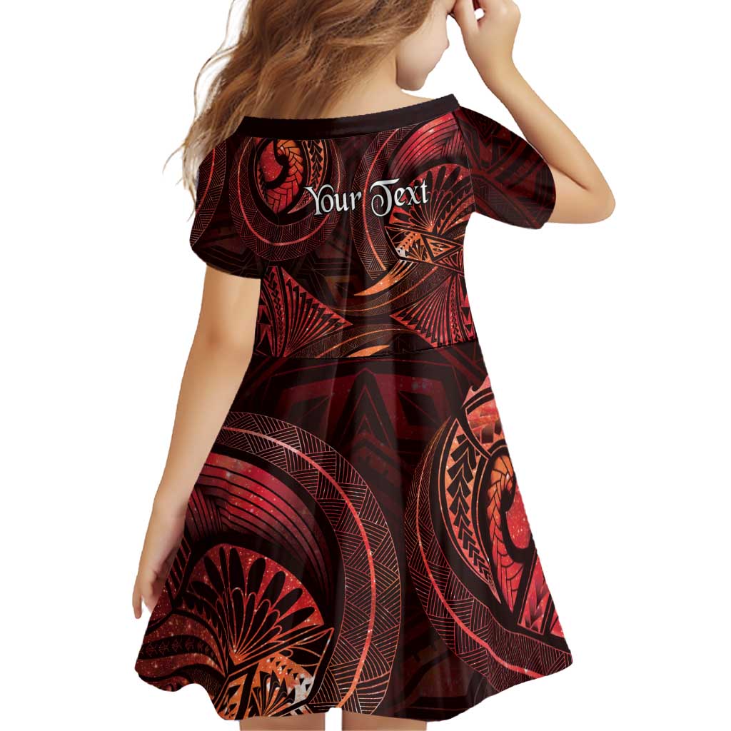 Personalised Polynesia Zodiac Scorpio Family Matching Off Shoulder Maxi Dress and Hawaiian Shirt Galaxy Polynesian Pattern Chest Tattoo Style LT14 - Polynesian Pride