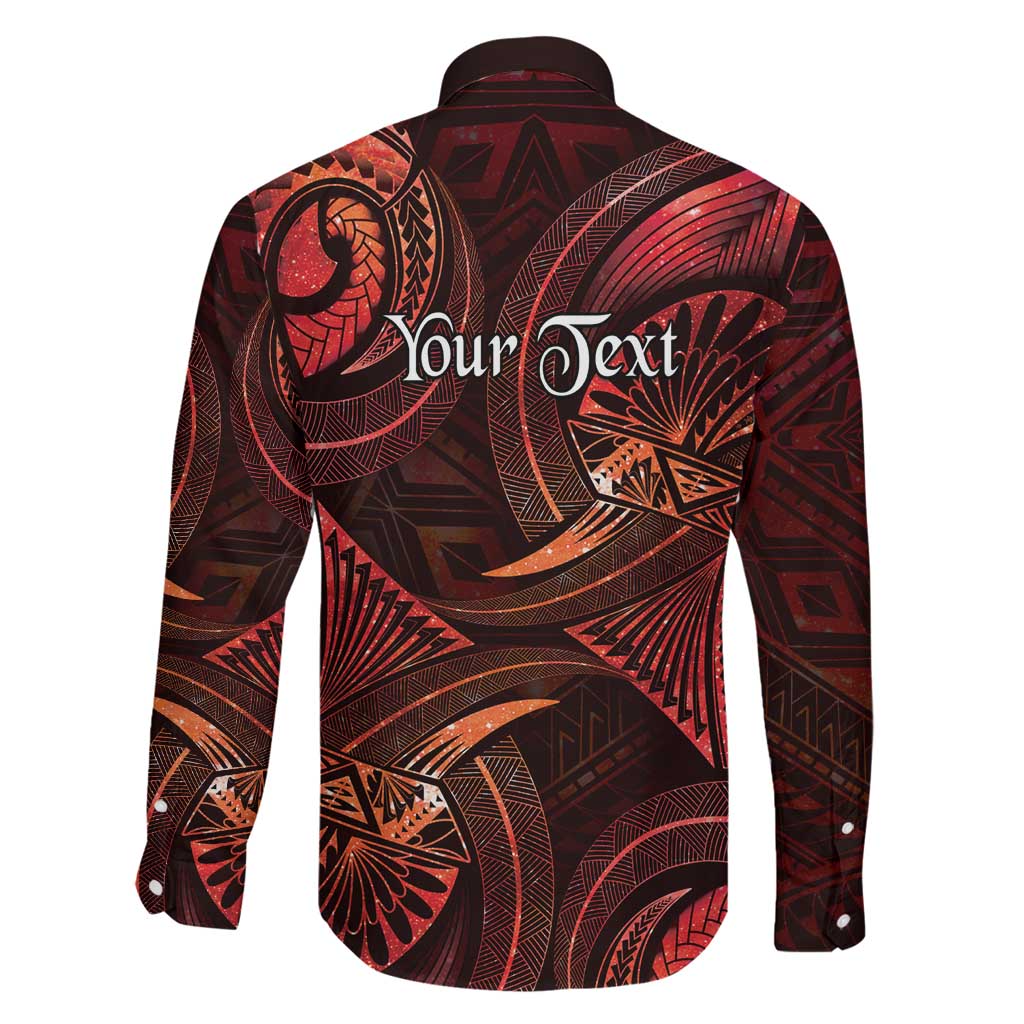 Personalised Polynesia Zodiac Scorpio Family Matching Off Shoulder Short Dress and Hawaiian Shirt Galaxy Polynesian Pattern Chest Tattoo Style LT14 - Polynesian Pride