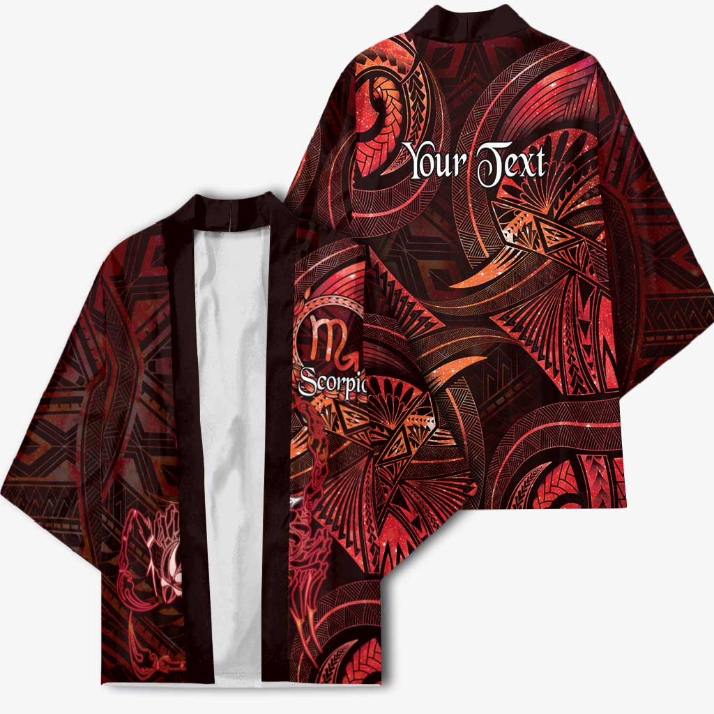 Personalised Polynesia Zodiac Scorpio Kimono Galaxy Polynesian Pattern Chest Tattoo Style LT14 - Polynesian Pride