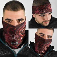 Personalised Polynesia Zodiac Scorpio Neck Gaiter Galaxy Polynesian Pattern Chest Tattoo Style LT14 - Polynesian Pride