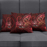 Personalised Polynesia Zodiac Scorpio Pillow Cover Galaxy Polynesian Pattern Chest Tattoo Style