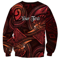 Personalised Polynesia Zodiac Scorpio Sweatshirt Galaxy Polynesian Pattern Chest Tattoo Style LT14 - Polynesian Pride